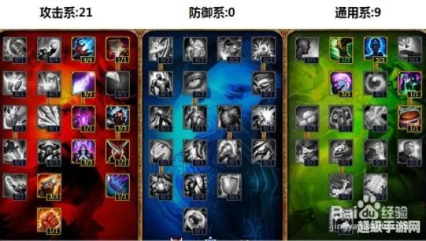 lol攻击天赋